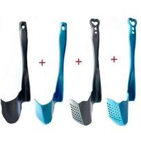 1/2/4pc Rotating Spatula for Kitchen Thermomix TM5/TM6/TM31 Removing Portioning Food Multi-function Rotary Mixing Drums Spatula blue