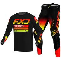 motokroso pavarų komplektas vaikams 4 5 6 7 8 9 10 11 12 13 metų Jaunimas vaikas Motociklas berniukas Mergaitė Jersey Pant Kits lenktyninis kostiumas Visureigis Enduro MX MTB S-20 yellow