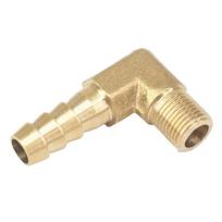 2pcs Elbow Fit Hose I.D 3-25mm Barbed To 1/8  1/4  3/8  1/2  3/4  BSP M6 M8 M10 M12 M14 M16 Male/Female Hex Brass Pipe Fitting (as the picture,10mm Barbed&1I8 Inch BSP)