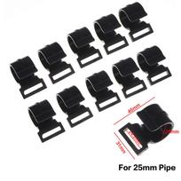 10Pc 9/10/12/13/16/17/19/22/25Mm Outdoor Camping Tent Accessories Lanyard Snap Clip Hooks Tent Hooks Camping Caravan Awning Tent 22MM black