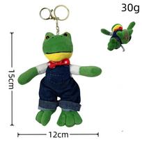 25 cm ilgos kojos varlės pliušinė lėlė Mielas animacinis mergaitės minkštas žaislas keičiančia išraiška Pagalvė Dovana green