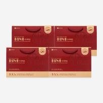 Premium Red Ginseng and Deer Antler Velvet 4 Boxes (120-day supply) brown