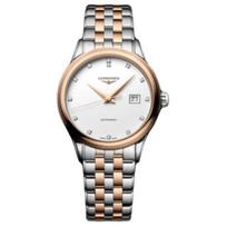 LONGINES Military Flag Series Automatic Mechanical Movement 30 Meters Waterproof Steel PVD Coated Case Gold-plated Stainless Steel Strap L4.374.3.98.7 auksas