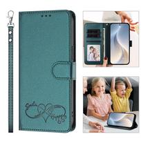 Sony Xperia 1 VIII Happy Embossed Leather Case with Flip Card Holder for Xperia 10 III Sony Xperia 1 V 5G yellow