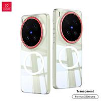 XUNDD Magnetic Case For VIVO X300 Ultra X200 Series Thin & Lightweight Ultra Clear PC Transparent Cover with Camera Protection PC&vivo X200 Ultra black
