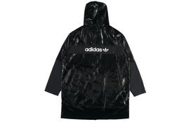Adidas Originals Liquid Metal Trench Coats Men's Black Hooded Moderate Other GT7293 M black