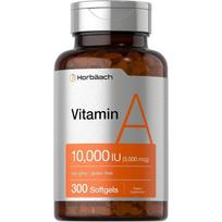 Horbach Vitamin A 10,000 IU Cod Liver Oil Retinyl Palmitate 300 Tablets 1 pcs