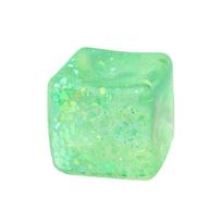 1/2/3P Maltose Cube Stress Squishy Toy Decompression Vent Ice Cube Anti Stress Slow Rebound Polar Light Colorful Squeeze Tpr Toy green