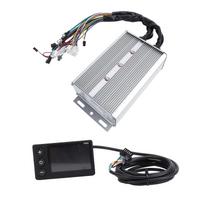 36V 48V 60V 1500W 50A Brushless Motor Controller Kit with V890 Display Kit Electric Scooter Controller Kit gray