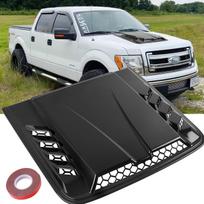 Xiaomi Universal Hood Scoop Hood Vents, Automotive Hood Scoops for Trucks Compatible with Dodge Ram 1500 2500 F250 F350 Jeep Wrangler glossy black white