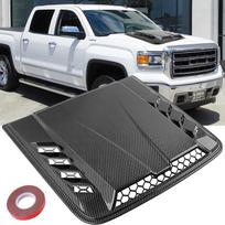 Xiaomi Universal Hood Scoop Hood Vents, Automotive Hood Scoops for Trucks Compatible with Dodge Ram 1500 2500 F250 F350 Jeep Wrangler carbon pattern