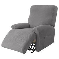 Atsilenkiamos sofos užvalkalas Tinginio kėdės vientisos spalvos pagalvės užvalkalas Sofos užvalkalas 1/2/3/4 vietos Vandeniui atsparus lapų tekstūros sofa 1 Seater