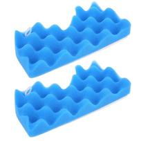 2Pcs Filter Strainer Replacement Accessories Fit for Samsung DJ97?01040C Vacuum Cleaner blue