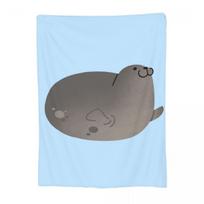 Kawaii Ruonio rašto pledas Minkštas šiltas flanelinis metamas pledas Patalynė lovai Svetainei Iškylai Kelionei Namams Sofa 80x120cm gray