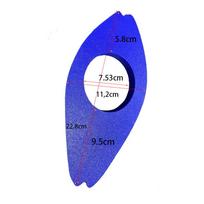 1pc 3-Inch Diesel Heater Tent Adapter Insulated Air Duct Seal Plate Effortless Warmth For Tents Shelters Heater Vent Outlets mėlyna