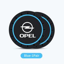2pcs Silica Gel Car Coaster Water Cup Holder Anti Slip Pad Mat For Opel Corsa Astra H G J Insignia Vectra Zafira Meriva Hj3 black