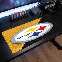 Pittsburgh Steelers Pattern Mousepad Anti?Slip Rubber Desk Pad For Gaming Working Desktop Decoration 30cmx80cm(11.8x31.5inch)