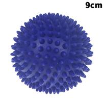 Masažinis dygliuotas kamuoliukas 7 cm 9 cm Treniruotės Raumenų skausmas Stresas Masažuoklis Atsipalaidavimas Akupunktūros taškų masažas Miofasciniai kamuoliukai Jogos kamuoliukas Masažas 9cm mėlyna