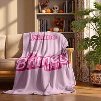 Britney Spears Custom Flannel Blankets Soft Warm Cozy Throws for Home Decor Holiday Gifts 80cmx120cm gray