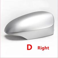 Rearview Mirror Cover Housing Cap For Toyota Yaris 2012 2013 2014 2015 2016 2017 2018 2019 Fit Version with Turn Signal Light D silver Right