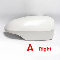 Rearview Mirror Cover Housing Cap For Toyota Yaris 2012 2013 2014 2015 2016 2017 2018 2019 Fit Version with Turn Signal Light A white Right