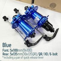 Koozer Xm490 Pro Rear Mtb K7 Cube 28/32/36 Holes Bicycle Hubs 5X135 12X142 Qr Thru Axle Noisy Hub For 11 12 Speed Xd 6-bolt