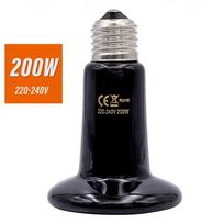 25W 50W 75W 100W 150W 200W Far Infrared Pet Heating Lamp Ceramic 110V 220V Reptile Turtle Brooder Bulb Heat Emitter Light Bulb 200W