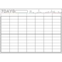 A3 Whiteboard Calendar 12  X 16  Message Organizer Simple Magnetic Monthly Planner  Refrigerator 4 gray