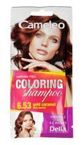 Delia Cosmetics Cameleo Color Shampoo No. 6.53 Golden Caramel 1 pc