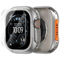 Dėklas Apple Watch Ultra 3 2 49mm Tvirtas apsauginis rėmelis su ekrano apsauga Prabangus cinko lydinio dangtelis iWatch Ultra2 49 mm Ultra 3-2-1 49mm