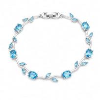 Tulip Bracelet for Women & Girls | Anti Tarnish Stainless Steel Floral Bracelet |Party and Daily Wear Jewellery Onesize white