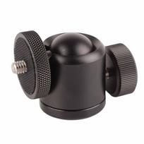 Camera Tripod Ball Head 360 Degree Rotating Panoramic Tripod Mount Ball Head with 14inch Hot Shoe black
