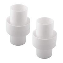 Baseino žarnos jungtis Baseino adapteris Baseino žarnos jungtis Baseino žarnos jungtis Baseino siurbimo žarnos jungtis baseinui 2PCS white