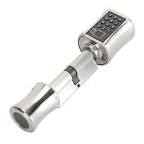 Smart Keypad Lock Aluminum Alloy App Control Biometric Fingerprint Lock For Wooden Iron Doors white