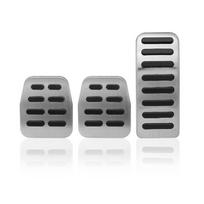 3PCS automobilio pedalo dangtelis, skirtas Volkswagen VW Golf 4 MK4 Skoda Fabia Polo Bora / Jetta Beetle Polo Mk4 9N Facelift 9N3 automobiliui juoda