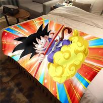 1 vnt. Son Goku spaudinio flanelinis pledas, aukštos kokybės, visų sezonų, namų dekoras, šiluma ir komfortas, puikiai tinka kalėdinėms dovanoms 80cm x 120cm white