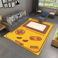 Retro Game Console Game Boy GBA Area Rug,Carpet Rug for Home Living Room Children Bedroom Sofa Doormat Decor,Non-slip Floor Mat 40x60cm (16x24in) gray