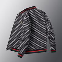 Siuvinėta balta striukė vyrams pavasariui ir rudeniui Nauja beisbolo uniforma vyriška striukė 4XL black