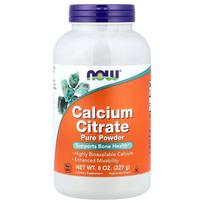 NOW Foods Kalcio Citratas Gryni Milteliai 8 oz (227 g) 227g - 1 ea