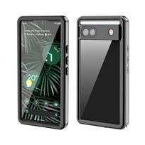 IP68 Waterproof Case For Google Pixel 7 7A 6 Pro 6A 4A Diving Swim Outdoor Sports Anti-fall dust-proof TPU 360 Full Cover Armor Pixel 6 Pro&Case & Screen Protector white