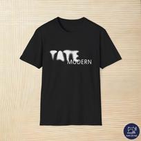 Tate Modern Museum Logo Unisex T-Shirt M white