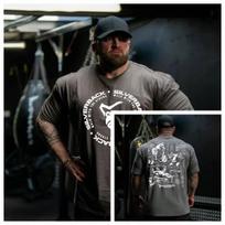 Hot 2026  Gorilla Print Tshirt Squat Bench Deadlift  Graphic TShirt  Silverback wear 2026 Summer Fashion Comfortable 4XL gray