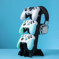 Universal Controller Headphone Stand Compatible with PS5 PS4 Xbox Switch - Three-Layer Gaming Accessory Only Stand  juoda