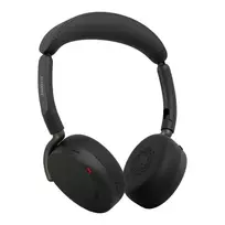 Jabra Evolve3 65 Flex belaidės Bluetooth ausinės su Hybrid ANC, Jabra Link 390c USB-C imtuvu, UC sertifikuotos, juodos