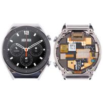 Xiaomi Watch S1 Originalus LCD ekranas ir skaitmeninis keitiklis Pilnas surinkimas su rėmeliu sidabras