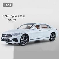 1:24 E-Class E300 L Alloy Car Model Diecasts Metal Toy Vehicles Car Model Simulation Sound and Light Collection Childrens Gifts balta