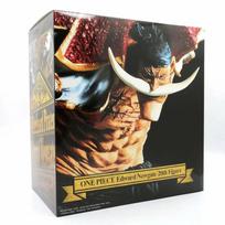 24cm One Piece White Beard Action Figure Anime Edward Newgate Figuras Toys Manga Figurine GK Statue Collection Model Ornaments gray