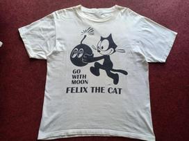 Felix the Cat Classic Funny Unisex Cotton T-Shirt All Size MA170 Unisex T-Shirt XXXL white