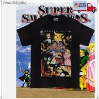 Smash Bros Marškinėliai, SSBM Marškinėliai, Super Smash Brothers, GameCube Marškinėliai Unisex Marškinėliai XXXL gray