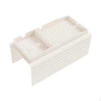 Silicone Sofa Armrest Organizer MultiUse Storage Tray Easy to Clean Couch Cup Holder smėlis